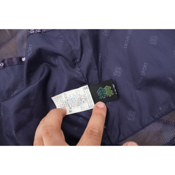 Kolon sport men's 100 M/L goretex performance shell full zip waterproof jacket - Picture 14 of 16